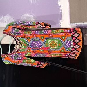 Flying Tomato multi color boho dress